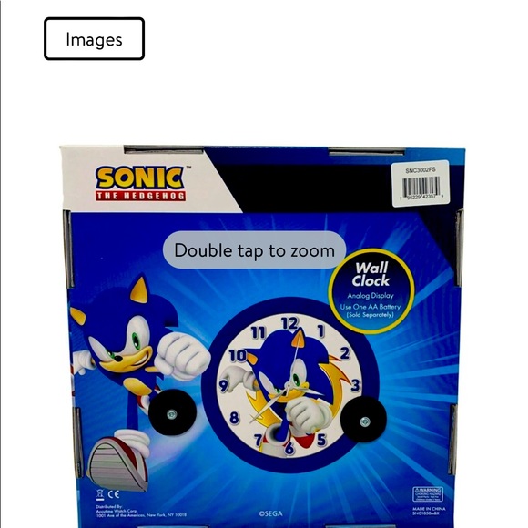 Sonic the Hedgehog Wall Clock-NWT - Picture 3 of 3